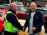 Pictured: Moment Paul Gascoigne broke social distancing rules inside Morrisons supermarket