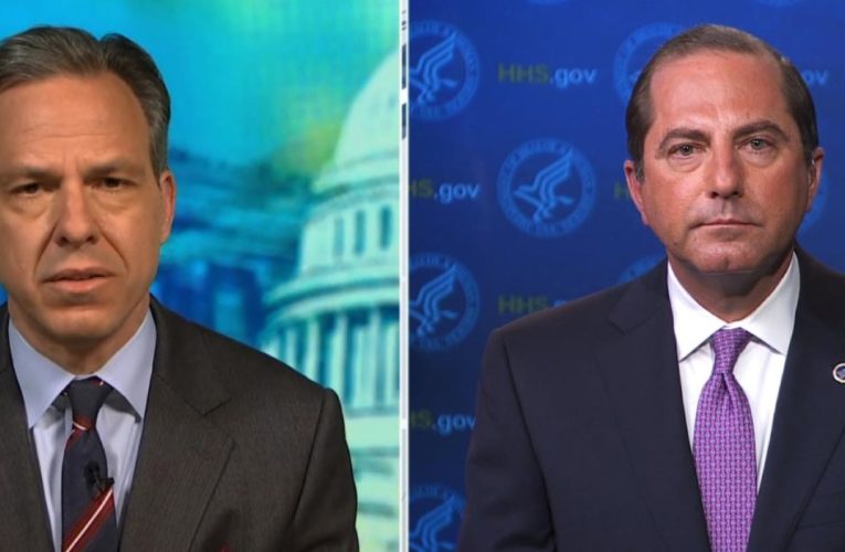 Tapper to Azar: This is nothing to celebrate