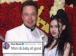 ‘Mom & baby all good!’ Elon Musk and Grimes welcome first child together but don’t reveal gender