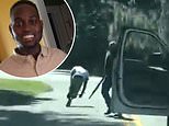 Horrific video shows black man who was out for a run shot dead by two men