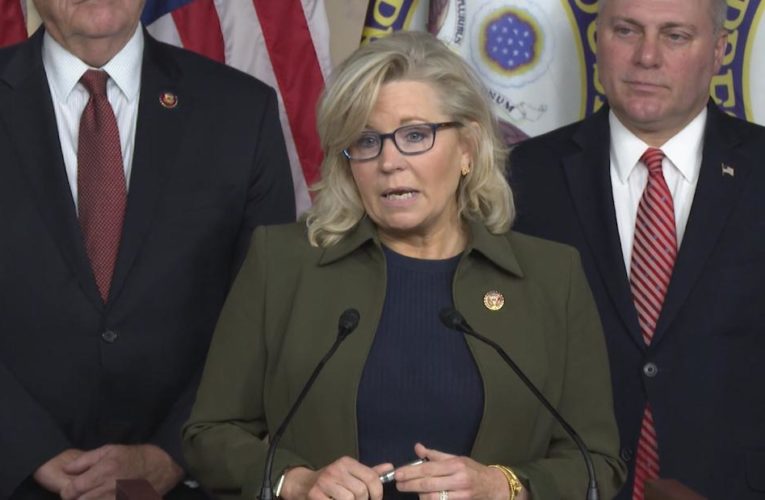 Liz Cheney posts photo of former VP in face mask and says ‘real men wear masks’