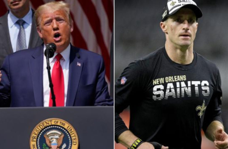 See Drew Brees’ message to Trump about police violence