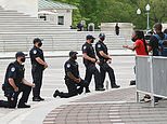 Capitol Police kneel before protesters in DC as George Floyd protests continue nationwide