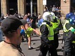 Far-right thug who kicked police sergeant during BLM protests caught thanks to luminous green shorts