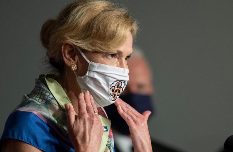 A slight nudge: Birx’s nod to mask fashion is more than just sartorial