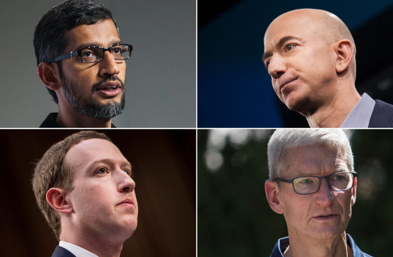 Leaders of Microsoft, Amazon, Facebook and Apple testify in the biggest hearing of its kind