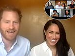 Prince Harry and Meghan Markle join a video call to discuss justice and equal rights