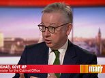 Michael Gove says face coverings WON’T be mandatory in shops in England