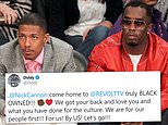 Diddy invites Nick Cannon to his Revolt TV network after he was fired by ViacomCBS