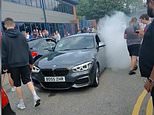 CARvidiots! Crowds abandon social distancing as they flock to car meet in Greater Manchester