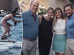 Shirtless Conor McGregor poses with Prince Albert of Monaco and takes on Princess Charlene