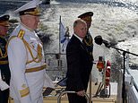 Russia flexes ‘growing power’ of its Navy with huge parade involving 200 warships in St Petersburg