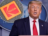 Trump will hand over nearly $1 billion to Kodak to manufacture drug ingredients