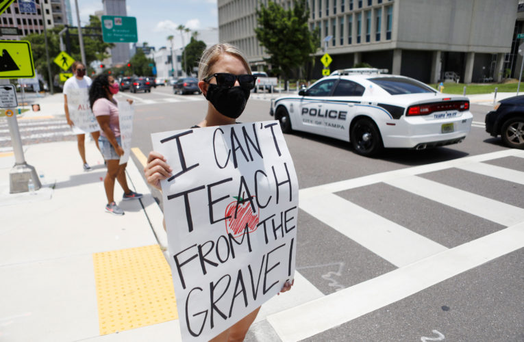 Florida educators file lawsuit after state forces schools to reopen this fall