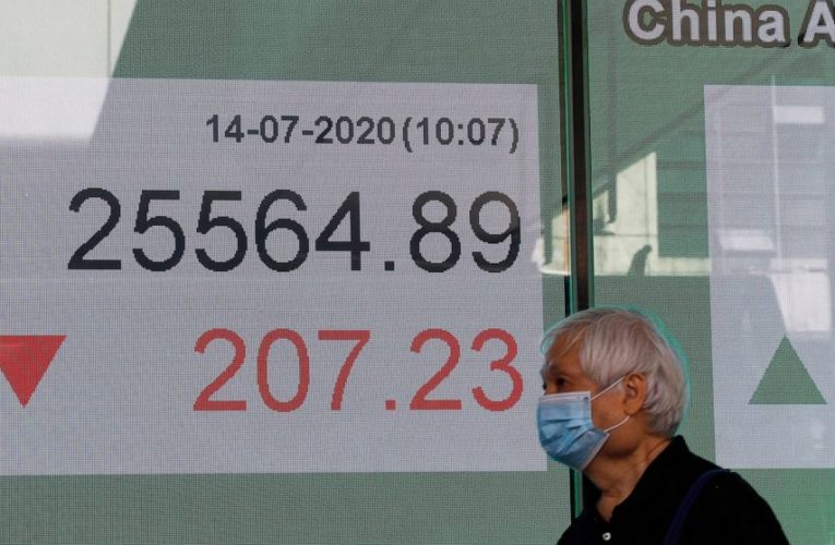 Asia shares drop on jitters over virus, China-US friction