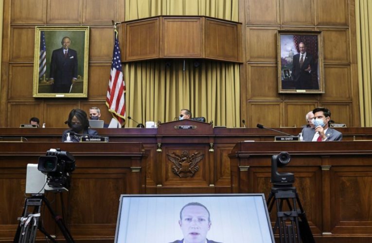 The Latest: Zuckerberg questioned on viral misinformation