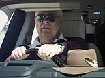 Prince Andrew dons sunglasses as he emerges from Windsor after Spitting Image puppet claims