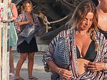 PICTURE EXCLUSIVE: Louise Redknapp steps out in Ibiza after ‘ex Jamie’s new girlfriend is revealed’