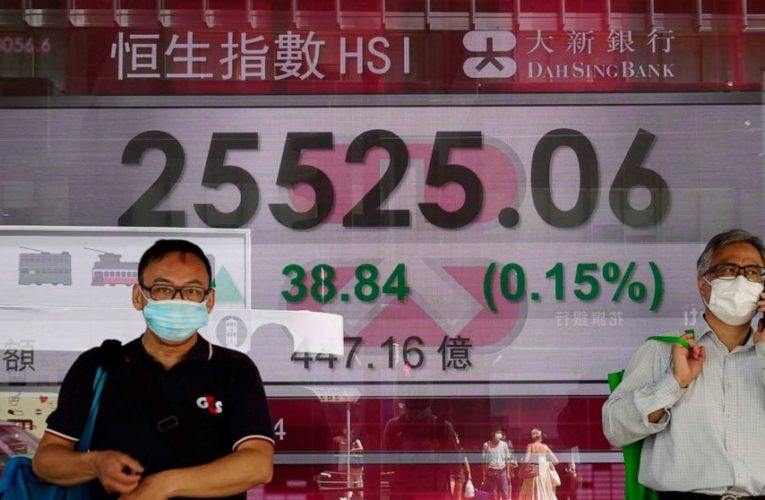 Global shares retreat as investors await Fed chair’s speech