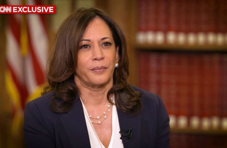 Harris fires back at Trump and Barr for denying there’s systemic racism in the US justice system, saying they’re ‘spending full time in a different reality’