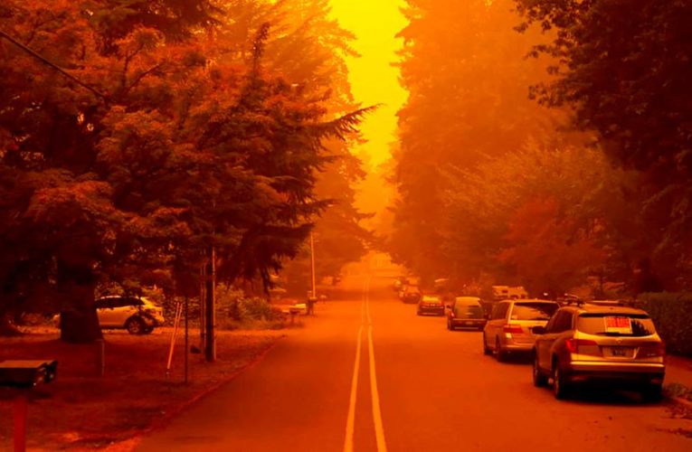 At least eight of Oregon’s wildfires are expected to burn ‘until the winter’s rains fall,’ officials say as dozens of fires tear through the West Coast