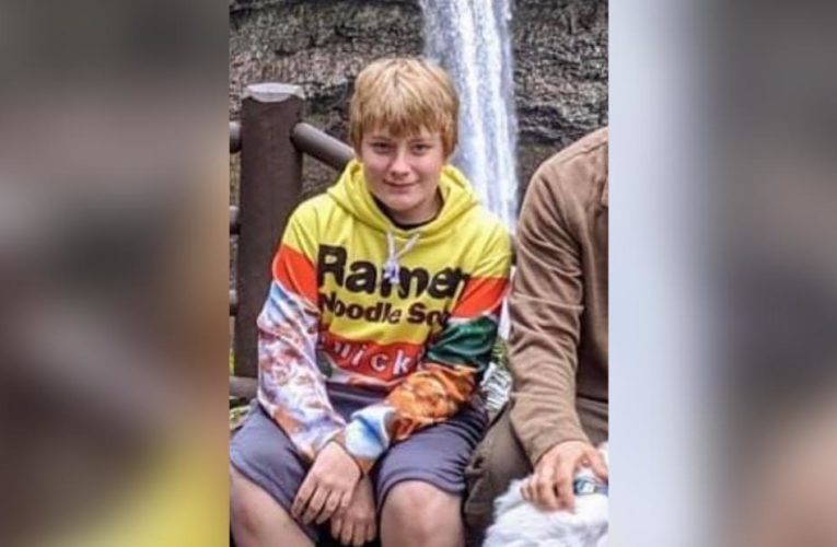 Boy found dead with his dog in his lap