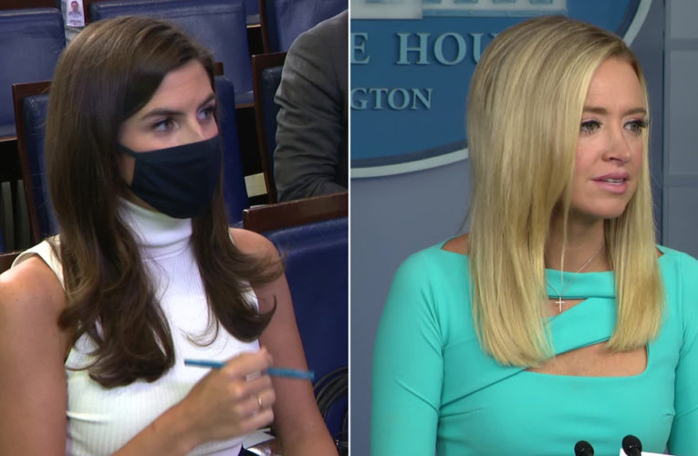 Kaitlin Collins fires back at McEnany over Trump’s mask claim