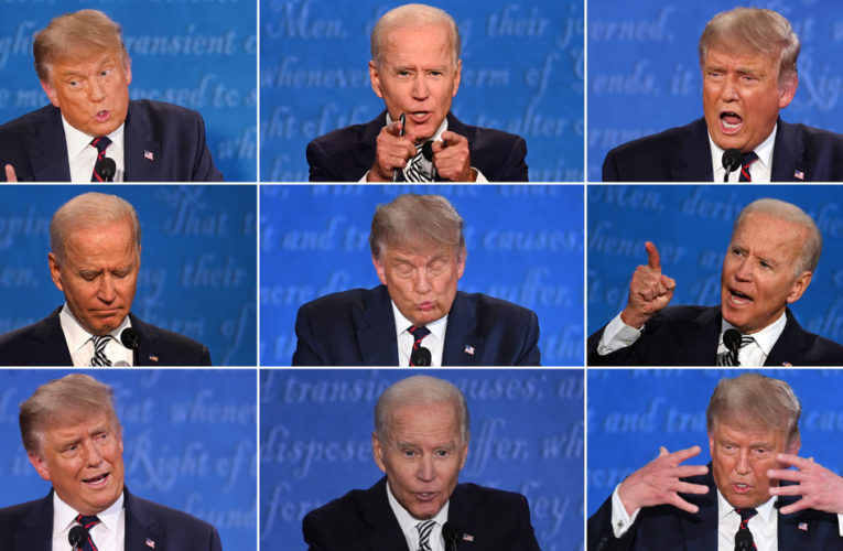 Watch the key moments from the first presidential debate