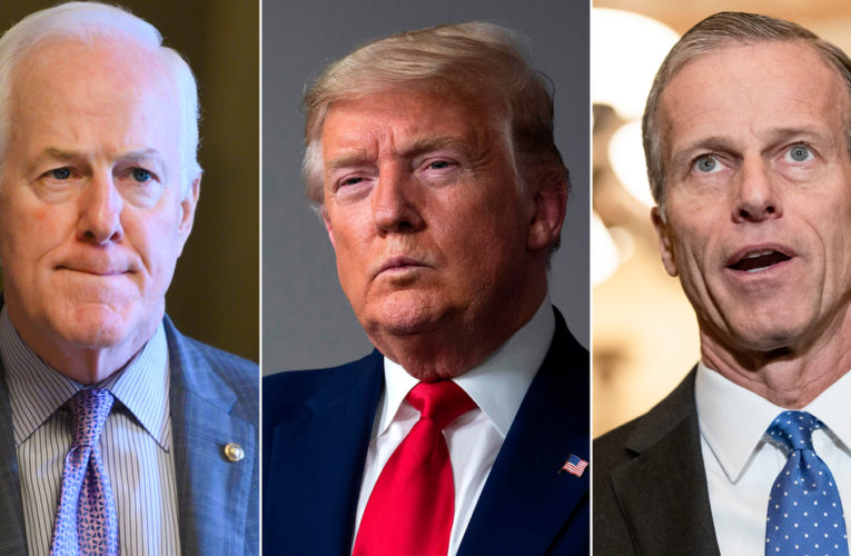 Fearing a loss, GOP senators keep distance from Trump