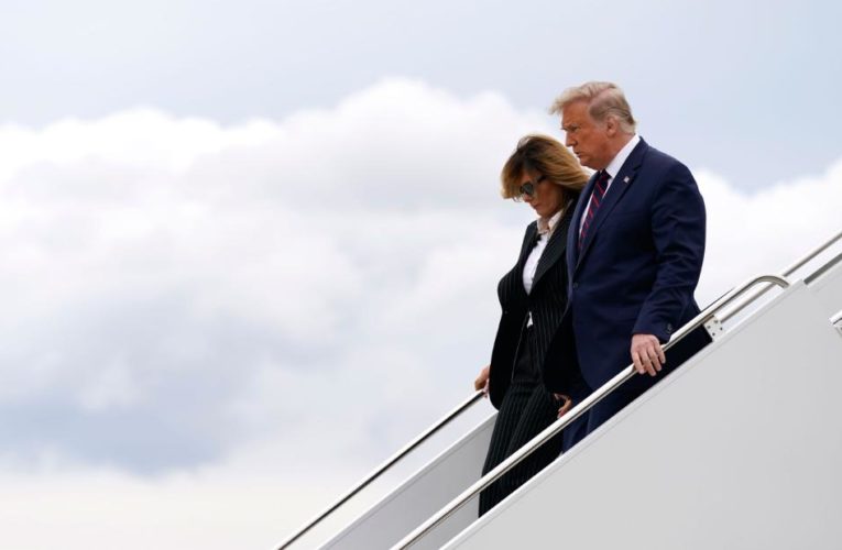 The President tweeted that he and the first lady tested positive after top aide Hope Hicks received a positive result