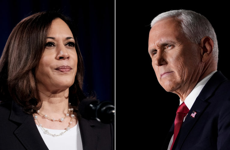 The Harris-Pence showdown comes as Trump’s Covid-19 diagnosis and paused stimulus talks cause chaos in Washington