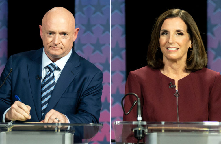 Arizona Senate debate turns on Trump