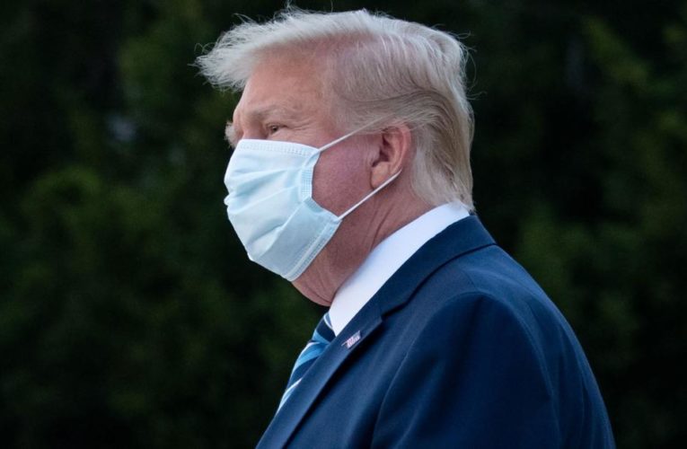 The President returned to the Oval Office for briefings on Hurricane Delta and stimulus negotiations, the administration says