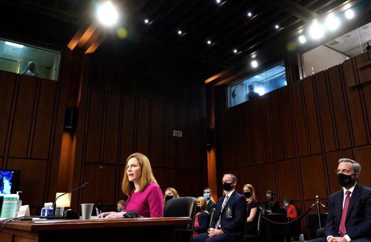 Barrett resists efforts to nail down her view on key precedents