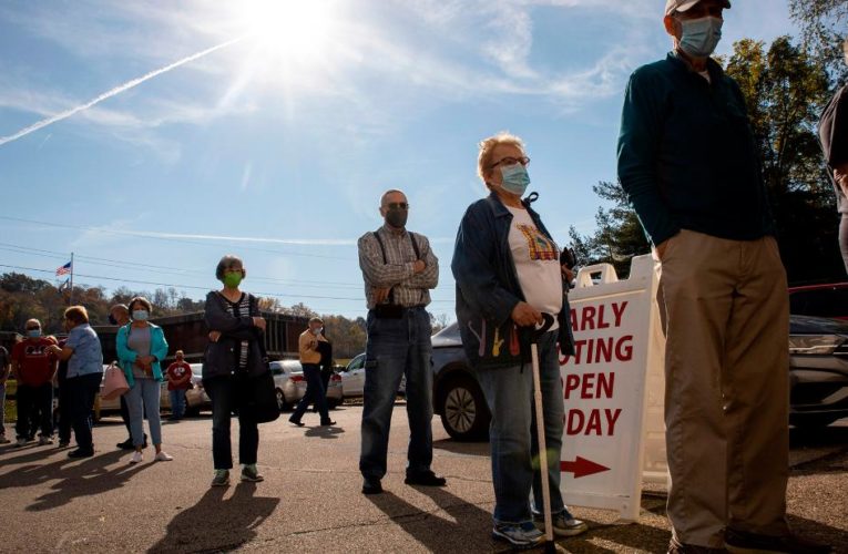 A majority of states are reporting record early voting turnout in the 2020 election