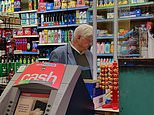 Moment Boris Johnson’s father Stanley is pictured without a face mask at his local newsagent