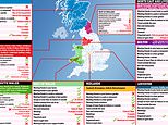 The map of Britain’s coronavirus rules