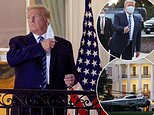 Donald Trump leaves Walter Reed after three nights of COVID treatment and is back in the White House