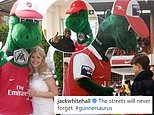 Holly Willoughby and Jack Whitehall join Piers Morgan to rally support for Gunnersaurus