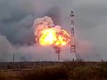 Explosions at Russian munitions depot as villages are evacuated