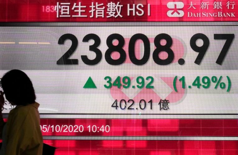 Stocks jump on stimulus hopes, Trump’s hospital departure