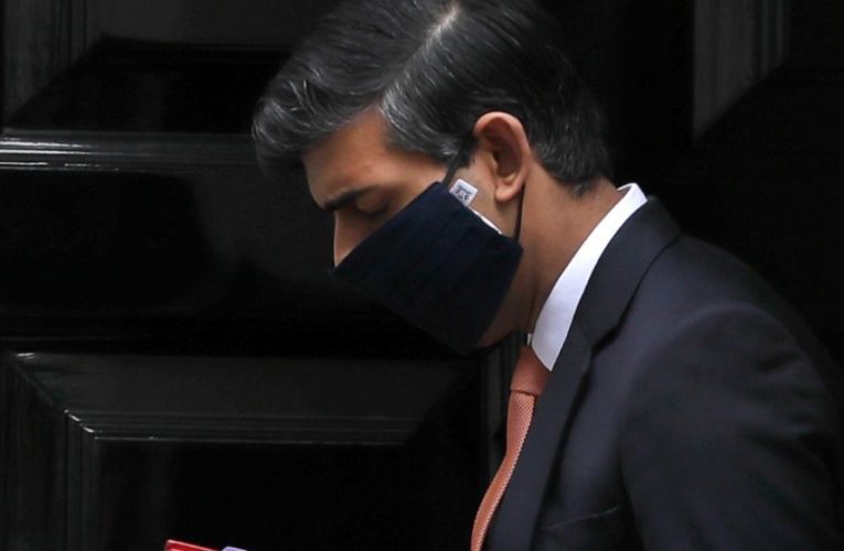 UK government borrowing rises to record due to pandemic