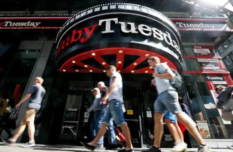 Ruby Tuesday, hit by COVID closures, files for bankruptcy