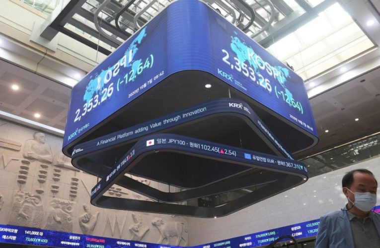 Asian shares mostly higher after Trump stops stimulus talks