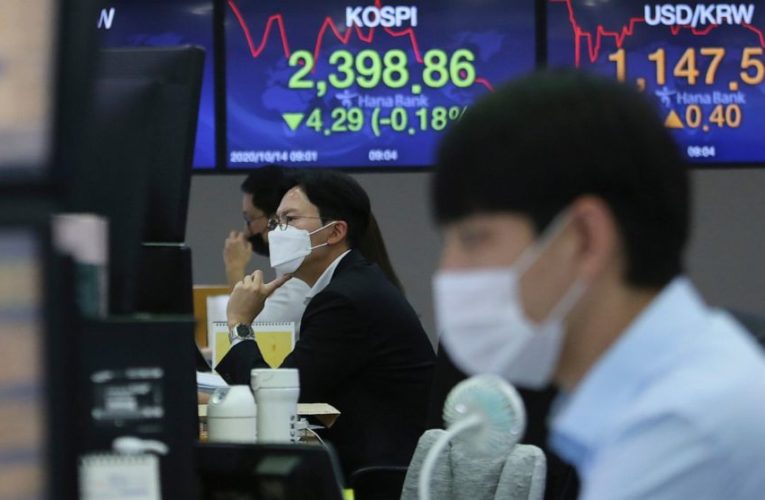 Asian stocks follow Wall St lower as stimulus hopes fade