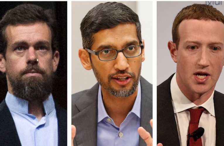 CEOs of 3 tech giants to testify at Oct. 28 Senate hearing