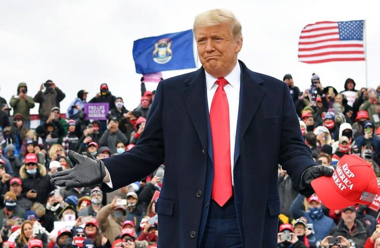 Fact check: Trump is closing his campaign with a series of false claims about Michigan’s auto industry