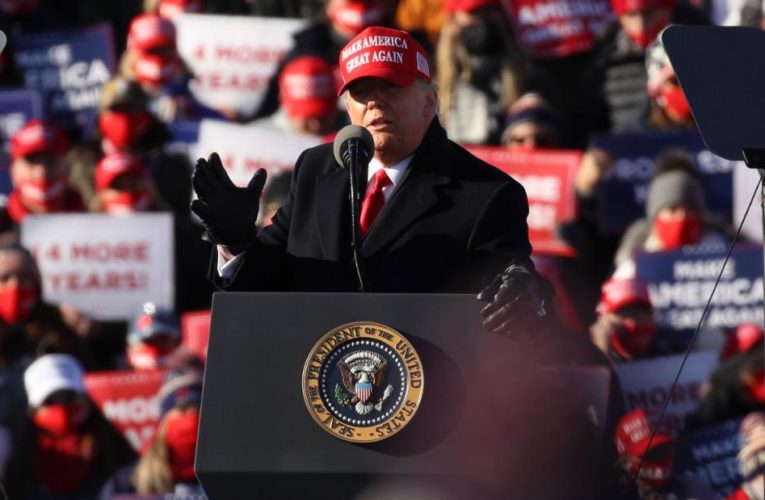 Trump’s final campaign pitch is a false warning of ‘cheating’ in Pennsylvania