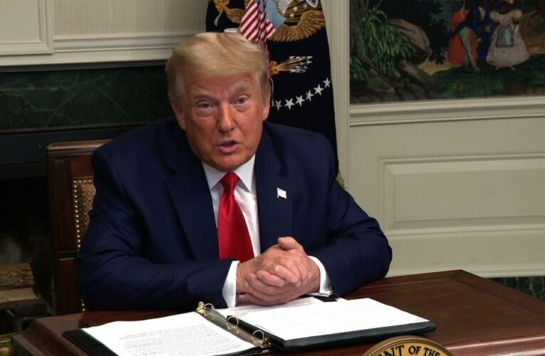 Trump says for first time he’ll leave office if Electoral College votes for Biden
