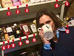 A look inside Victoria Beckham’s larder reveals a shelf full of posh spice